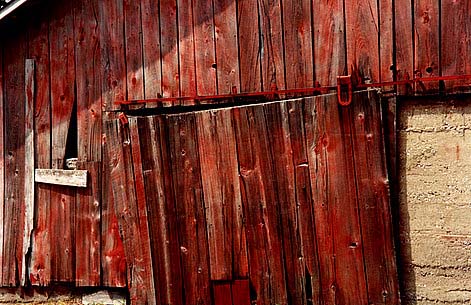 Red Barn Door